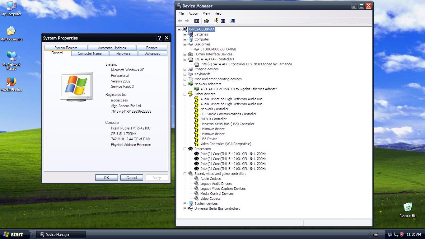 Installing Windows XP on a modern unsupported (Haswell) system in 
