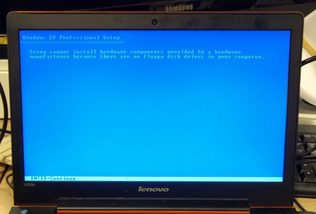 prevent bsod installing windows xp on mac