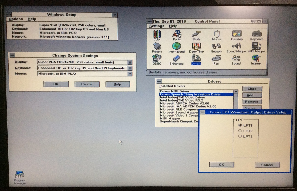 best windows 3.1 setup 256 colors